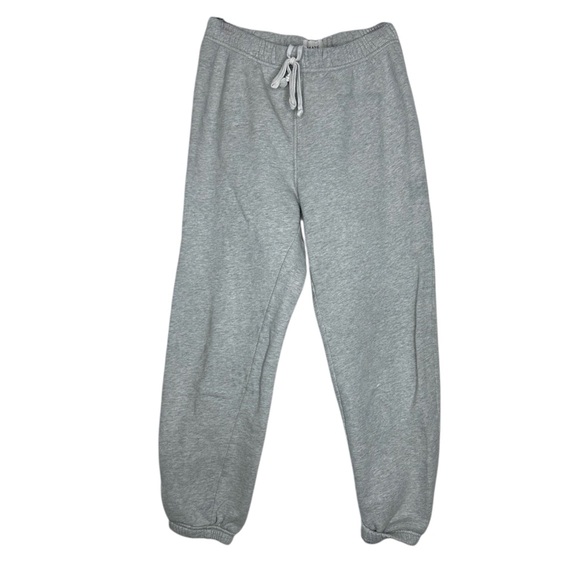MATE the Label Pants - Mate the Label Sweatpants Gray Organic Cotton Sweatpants Size Small Preppy Grey